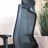PAPILLON│Fauteuil de travail avec têtière - réglage automatique résille autoportante