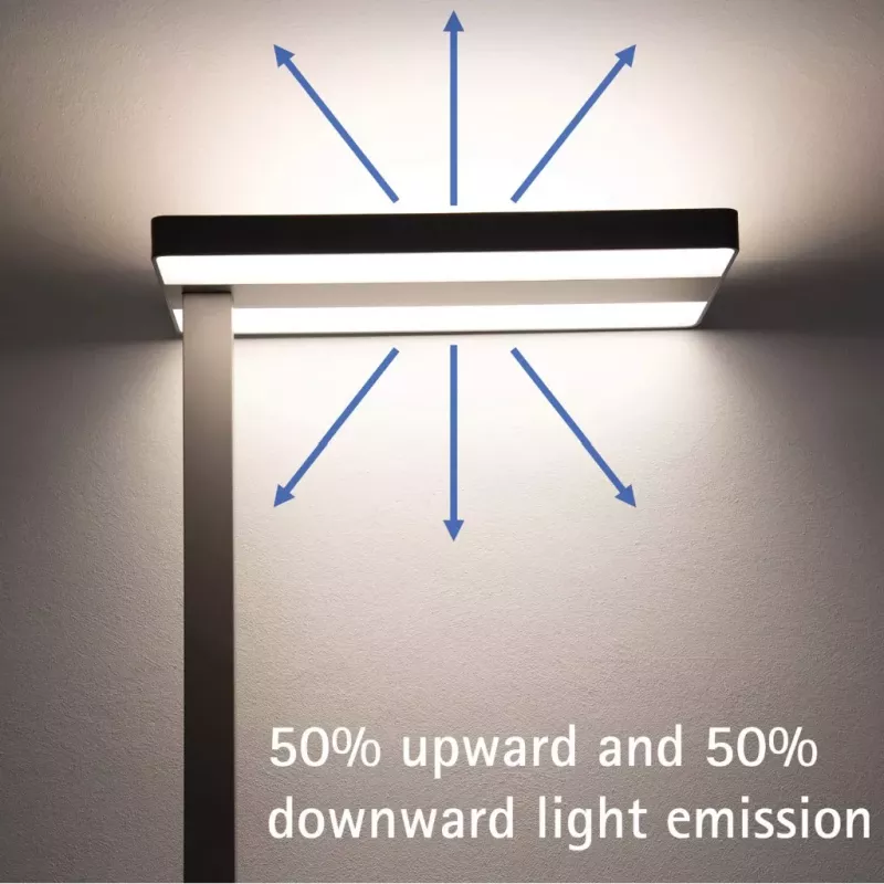 MAUL│Lampadaire LED MAULjuvis capteur réglable - argent