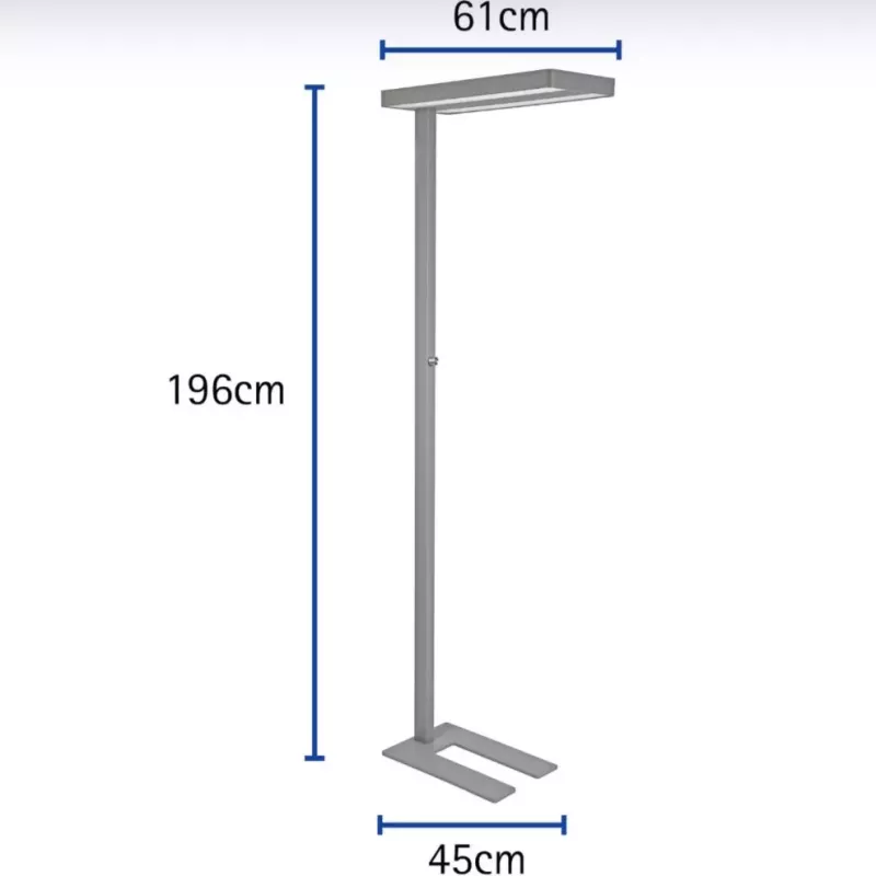 MAUL│Lampadaire LED MAULjuvis capteur réglable - argent