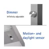 MAUL│Lampadaire LED MAULjuvis capteur réglable - argent
