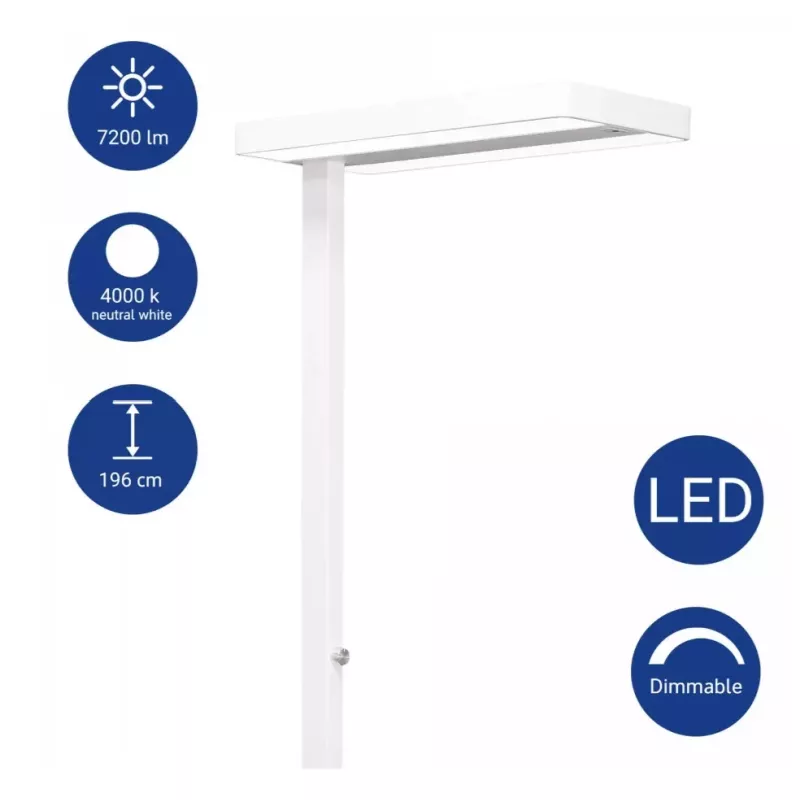 MAUL│Lampadaire LED MAULjuvis capteur réglable - blanc