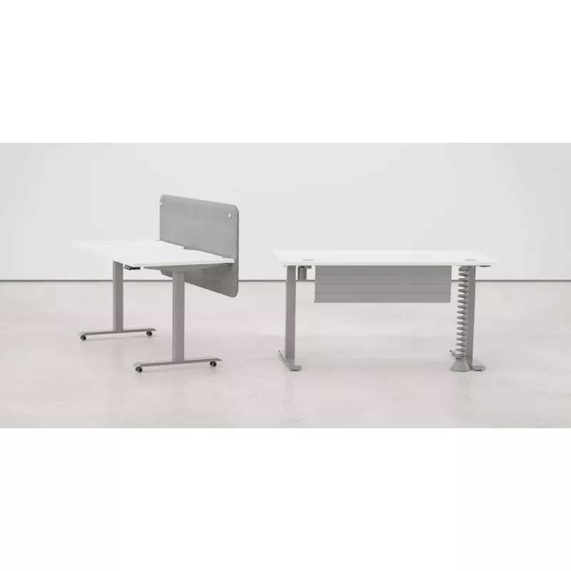 LUTZ 2 épaisseur 19MM│Bureau électrique simple motorisation - 3 mémoires de position - USB A USB C