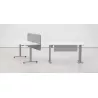 LUTZ 2 épaisseur 19MM│Bureau électrique simple motorisation - 3 mémoires de position - USB A USB C