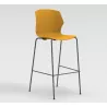 NO FRILL│Tabouret polypropylène structure graphite 7 coloris à choix