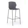 NO FRILL│Tabouret polypropylène structure graphite 7 coloris à choix