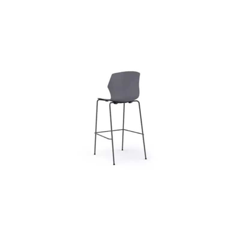 NO FRILL│Tabouret polypropylène structure graphite 7 coloris à choix