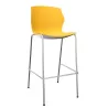 NO FRILL│Tabouret polypropylène structure chromée 7 coloris à choix