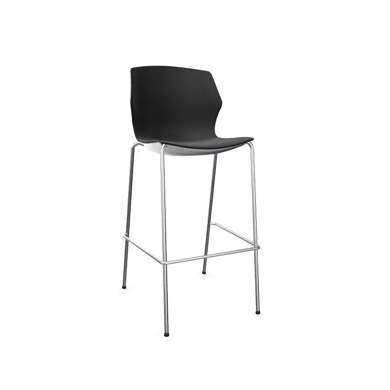 NO FRILL│Tabouret polypropylène structure chromée 7 coloris à choix