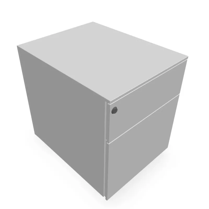 EOL ECO│Caisson Economique 2 tiroirs en acier sous bureau