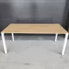 CONECT│Bureau droit│ L180 x p90│Chêne Clair/Blanc