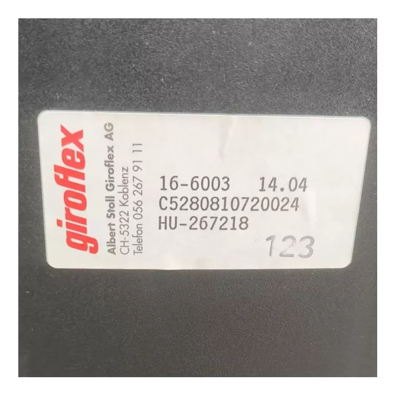 GIROFLEX 16│Siège accueil tissu et ABS Modèle 16-6003