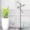 ATRIA │Lampadaire │3 Bras ajustables│Noir