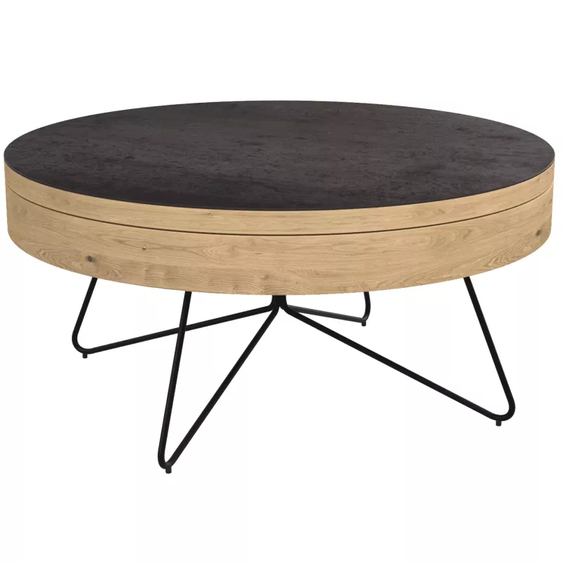 BROOKLYN │Table basse│Noyer / Acier