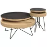 BROOKLYN │Table basse│Noyer / Acier