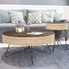 BROOKLYN │Table basse│Noyer / Acier