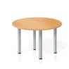 Table de conférence EOL ronde sur 4 pieds tube en acier