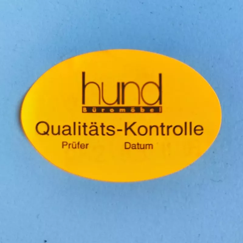 HUND│Bureau droit 200x100│Blanc / Gris alu