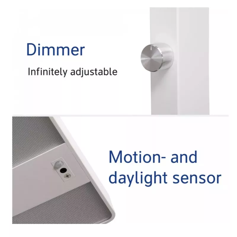 MAUL│Lampadaire LED MAULjuvis capteur réglable - Noir