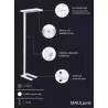 MAUL│Lampadaire LED MAULjuvis capteur réglable - blanc