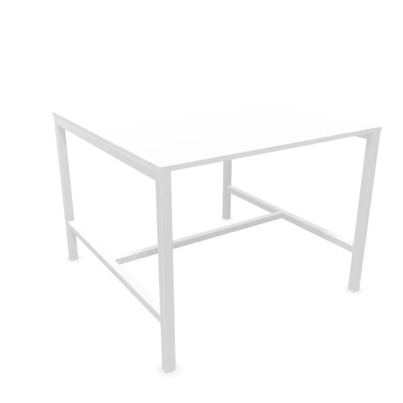 ASTROLITE HAUTE│Table polyvalente carrée 140x143x105cm