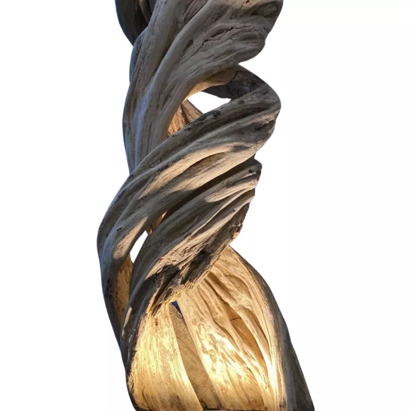 VEGETALIGHT│Lampe décorative végétale Liane - bois flotté