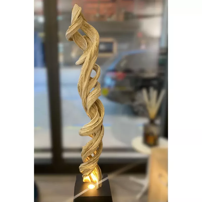 VEGETALIGHT│Lampe décorative végétale Liane - bois flotté