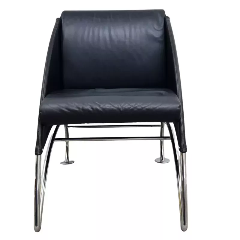 Sitag Chauffeuse en Cuir noir