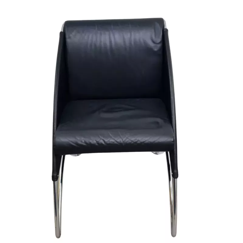 Sitag Chauffeuse en Cuir noir