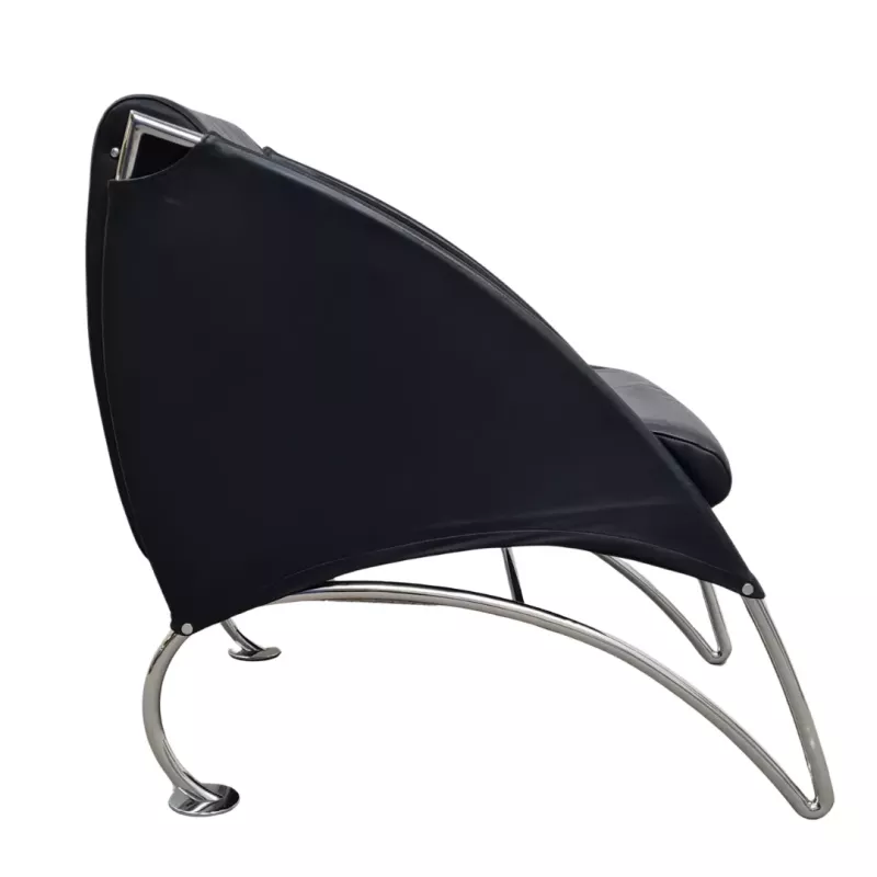 Sitag Chauffeuse en Cuir noir