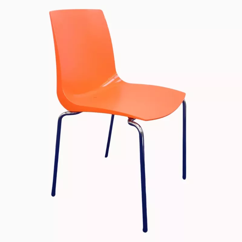RIO│Lot de 3 chaises de collectivité coque