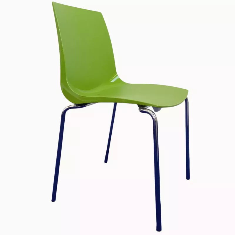 RIO│Lot de 3 chaises de collectivité coque