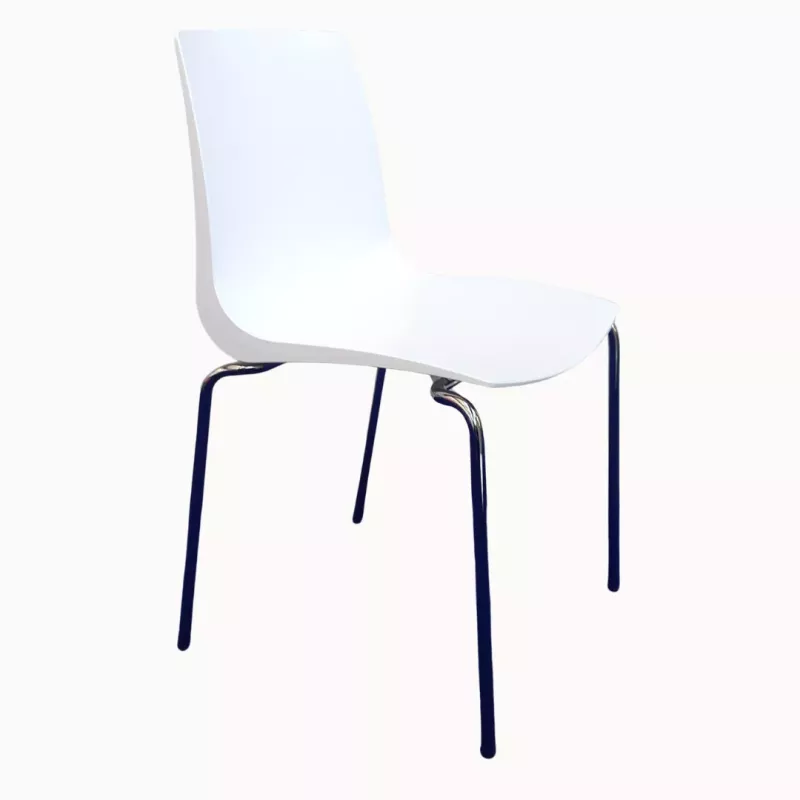 RIO│Lot de 3 chaises de collectivité coque