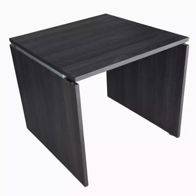 MOKA│Table d'appoint-bureau L 80 x p 80 │Chêne Café