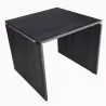 MOKA│Table d'appoint-bureau L 80 x p 80 │Chêne Café