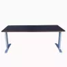 MOKAWE │Bureau droit L 180 - Moka / Gris Alu