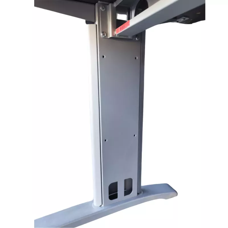 MOKAWE │Bureau droit L 180 - Moka / Gris Alu