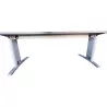 MOKAWE │Bureau droit L 180 - Moka / Gris Alu