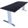 MOKAWE │Bureau droit L 180 - Moka / Gris Alu