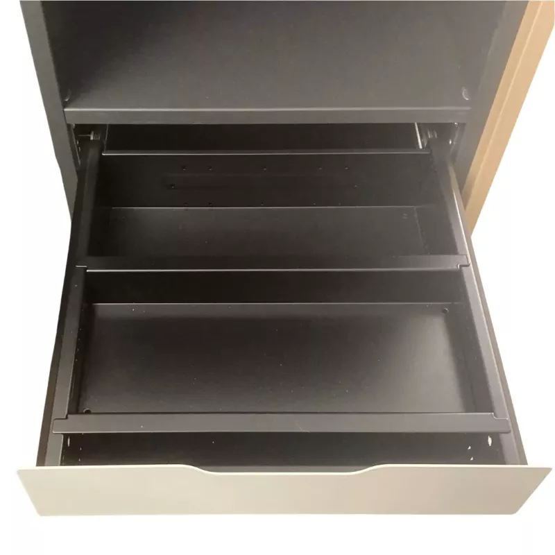 SEDUS TEMPTATION│Tower Hauteur bureau│Profondeur 80 cm│Érable blanc/Anthracite