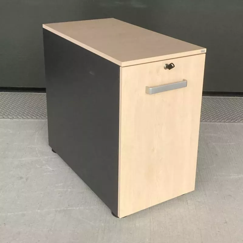 SEDUS TEMPTATION│Tower Hauteur bureau│Profondeur 80 cm│Érable blanc/Anthracite
