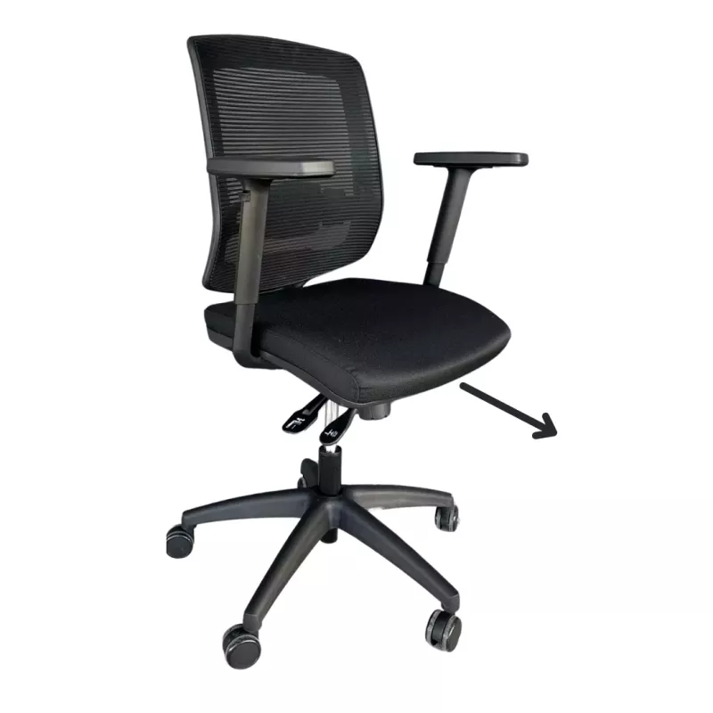 NEW EASY'R│Fauteuil de travail avec soutien lombaire et placet réglable