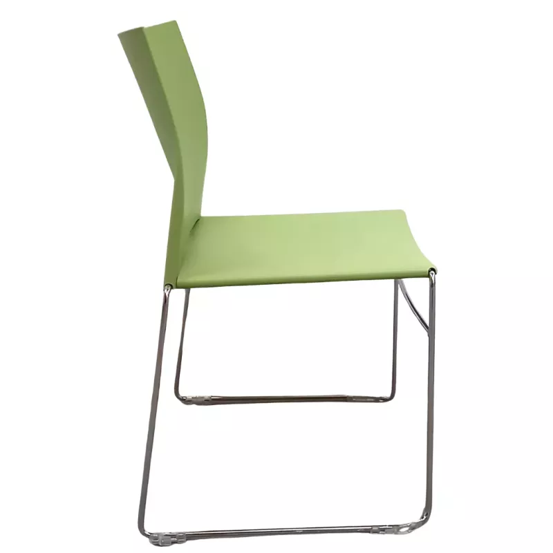 Chaise Mobel linéa en ABS vert pomme