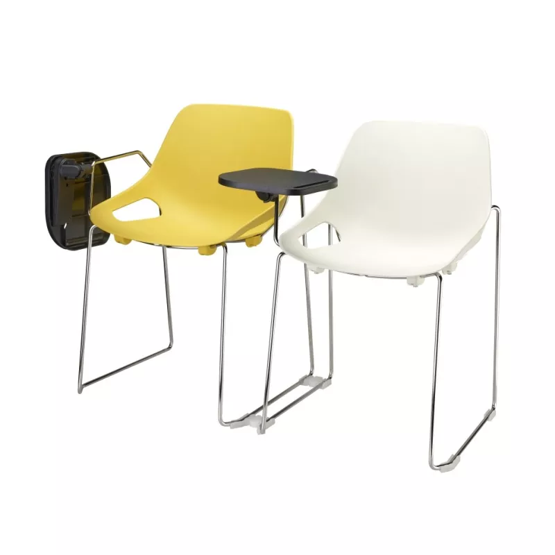 Chaise de collectivité / réunion Rosalie EOL avec tablette ecritoire