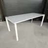 STEELCASE│FRAMEONE│Bureau droit Hauteur réglable L 180│Blanc/Blanc