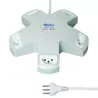 STEFFEN│Multiprise STAR 5xT13 + 2xUSB-A 3m gr/bl