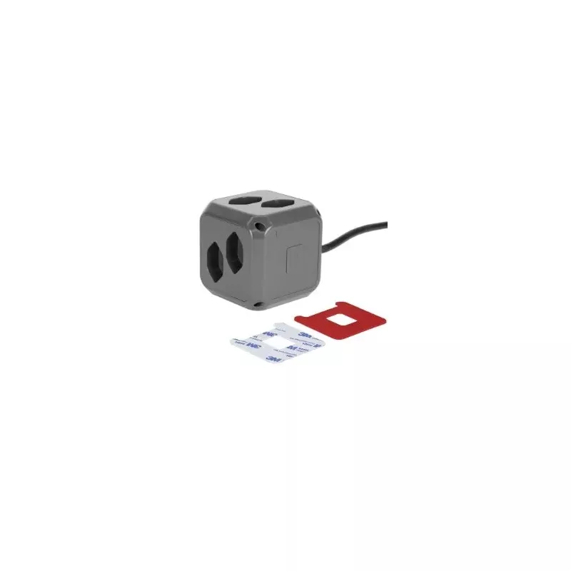 STEFFEN│Cube Multiprises anthracite USB C