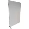 STEELCASE│Cloison L120xH160 cm│Gris clair/Gris alu
