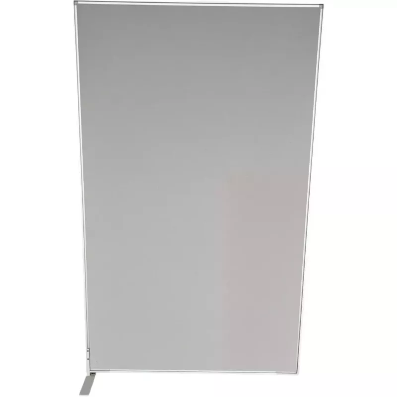 STEELCASE│Cloison L120xH160 cm│Gris clair/Gris alu