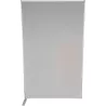 STEELCASE│Cloison L120xH160 cm│Gris clair/Gris alu