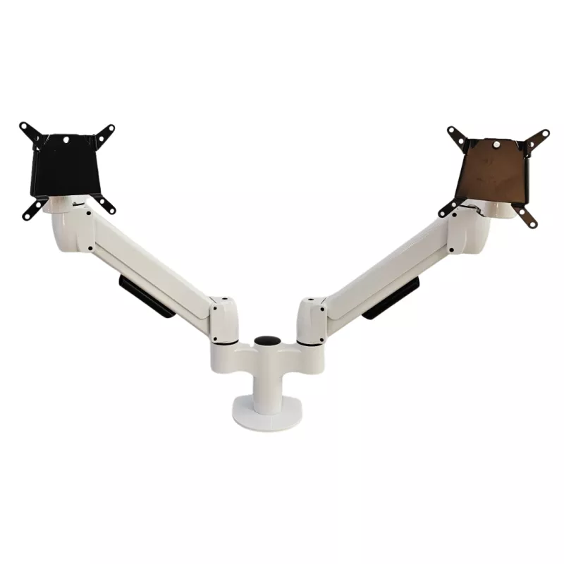 SITAG│Support Ecran 2 écrans│Blanc